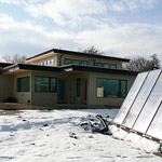 solar hydronic house